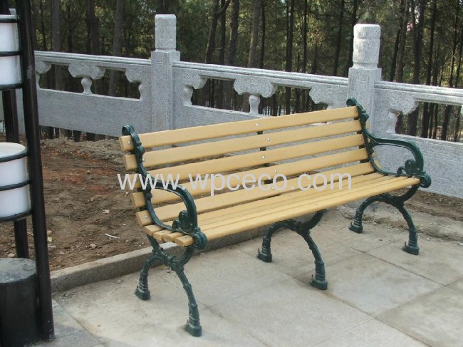 latest and all the color avaliable WPC eco-friendly Gardern bench 