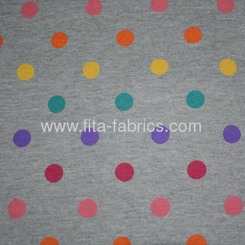 100% cotton printed jersey fabric and dyed fabric 