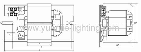 philips type 400W high pressure sodium lamp ballast