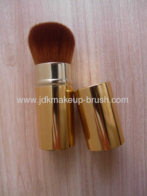 OEM/ODM Gold Retractable Brush Makeup Brush