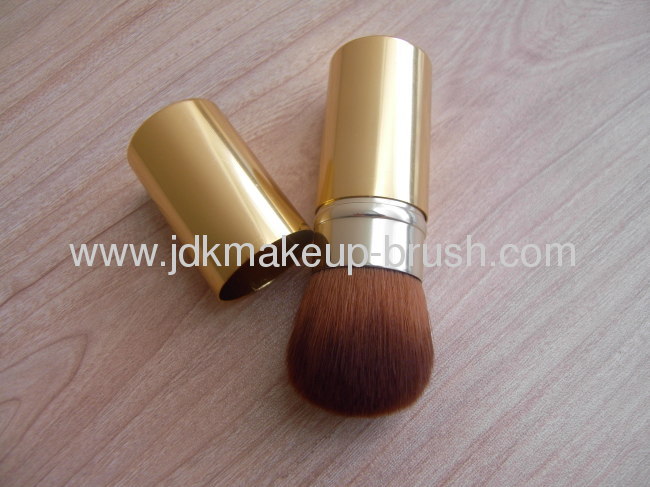 OEM/ODM Gold Retractable Brush Makeup Brush