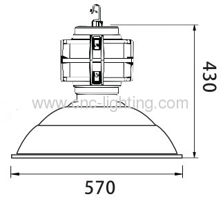 200-300W Industrial highbay with induction lamp