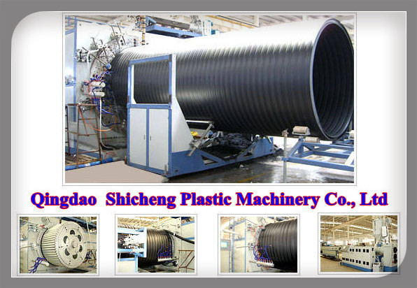 HDPE large-diameter winding pipe machine