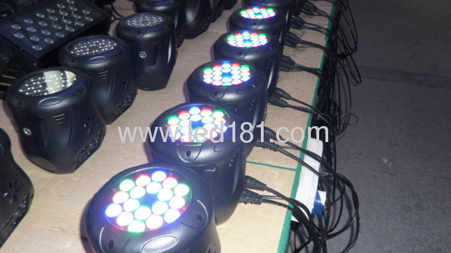 18*3w RGB DMX led par light