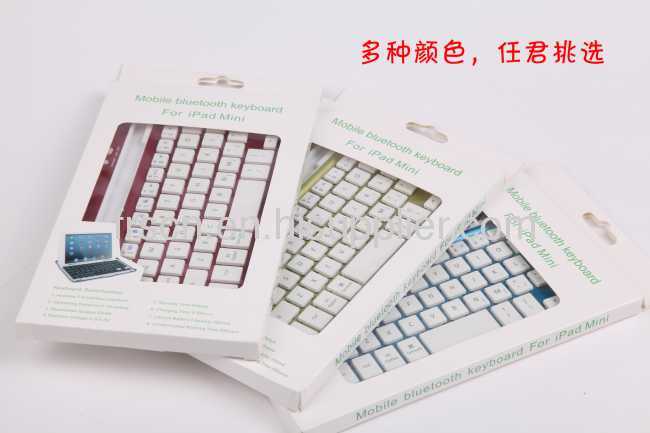 ipad/laptop/computer Aluminum case bluetooth 3.0 keyboard