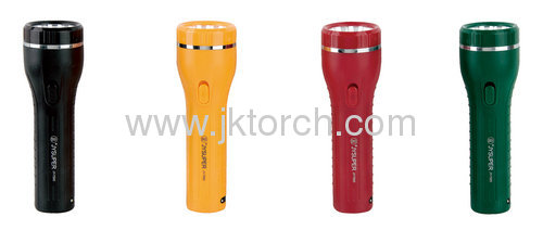 Plastic rechargeable flashlight led torch JY-7500