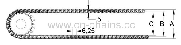 06-401 modular belt conveyor belt