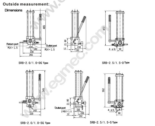 Lubricating Manually Operated Grease Pump