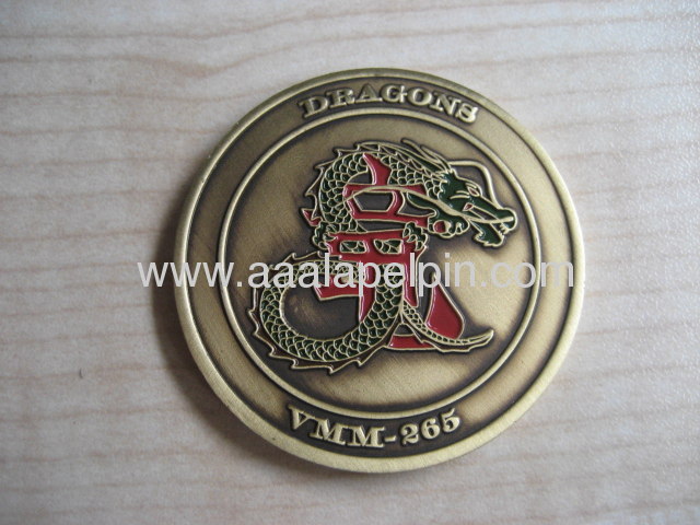 high quality Die struck enamel badge, brass lapel pin