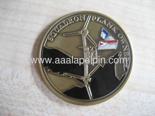 high quality Die struck enamel badge, brass lapel pin