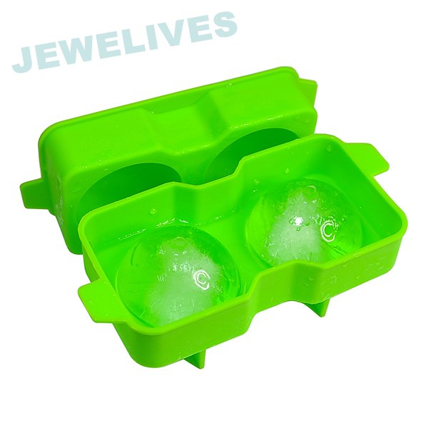 LFGB &FDA 2.4inch Ice ball mold in Green 