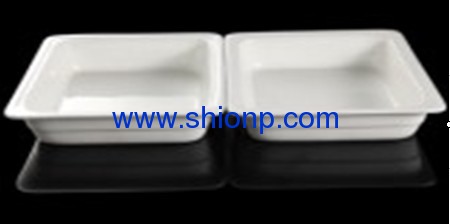 2/3 ceramic food pan