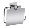 Square Brass Toilet Roll Holder with cover