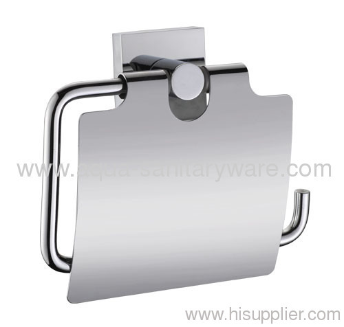 Square Brass Toilet Roll Holder with cover BB.033.510.00CP