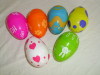 big plastic Easter eggs