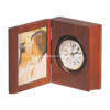 Folding Clock Stand W/Photo Frame