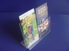 Acrylic pamphlets display holder for 1/3 A4 sizes