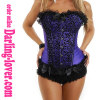 Purple Sexy Lace Migic Corset