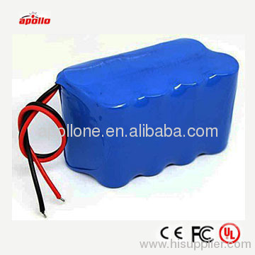 7.4V 10Ah li-polymer battery pack supplied with the best price