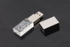 3D led laser logo crystal usb flash drive for promotional gifts