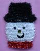 plastic Christmas tinset snowman decorations