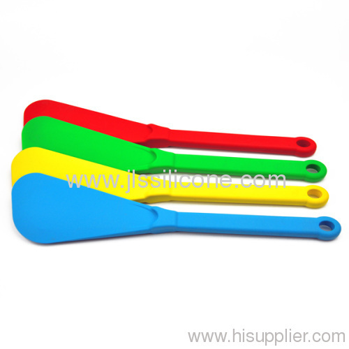 Silicone houseware product with silicone spoons and soup ladle