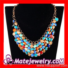 Wholesale Fashion Jewelry Accessories Colorful J CREW Bubble Bib Necklace