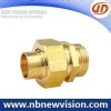 CNC Precision Brass Pipe Fitting - Union