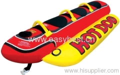 Kwik Tek 3-Tube, 3-Person Inflatable Hot Dog