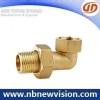 Brass Elbow with Nut