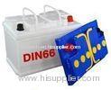 White DIN66 66 AH Starting Car Battery, 275*175*190mm Sealed Car Battery For Europe Car / Auto