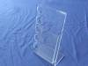 Counter clear acrylic pamphlets display holder