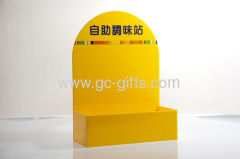 Yellow acrylic display box