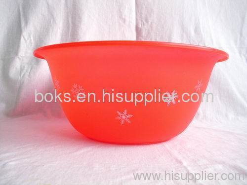 round plastic ice bucket with handle