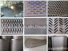 Perforated metal sheet factory