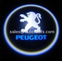 PEUGEOT Logo Laser Door Lights
