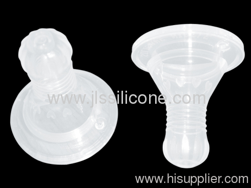 LFGB custom molding silicone baby nipple feeder