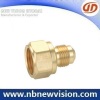 CNC Turned Brass Fitting - Adaptor