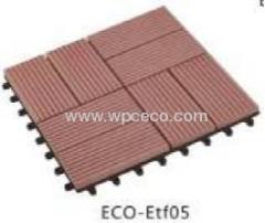 Cheap outdoor eco friendly wpc DIY decking tiles
