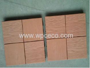 100% environ friendly and Renewable Wood plastic composite DIY Decking