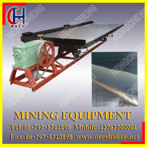 shaking table for placer gold