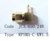 RPSMA female connector for RG174 or RG316