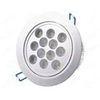 Casted Aluminium, Chromeplate, 9 x 1W LED Downlight