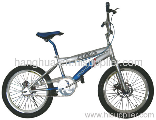 HH-BX2007 20'' silver bmx bike with disc brake