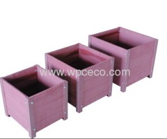 Outdoor Wpc Flower Box with all kinds of color