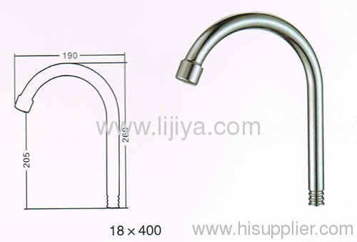 ss/brass faucet spout tube kitchen faucet spout