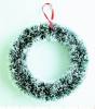 plastic Christmas tinset wreath decoration