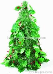 plastic Christmas tinset tree decorations