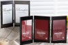 4x7&quot; Double Aluminum silver plated Foto frames