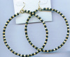 generous beaded hoop earrings